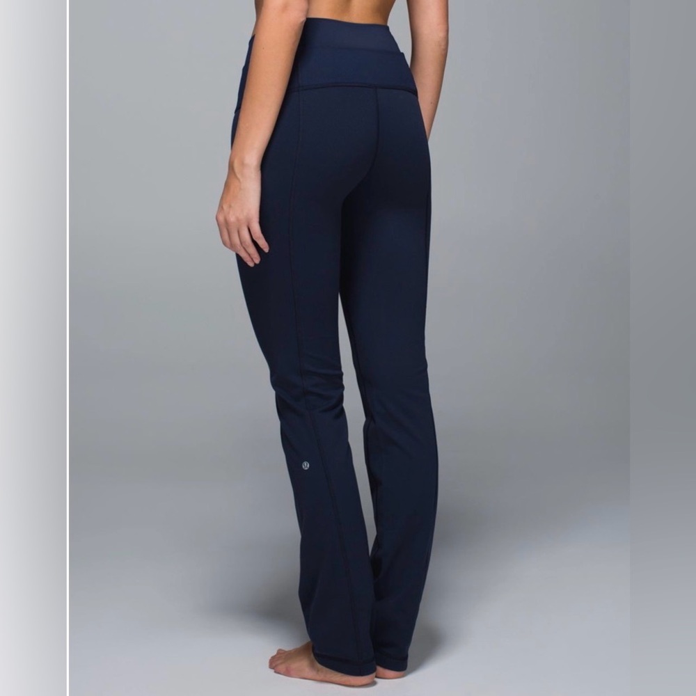 Lululemon Athletica Dark Blue Straight Leg Pants